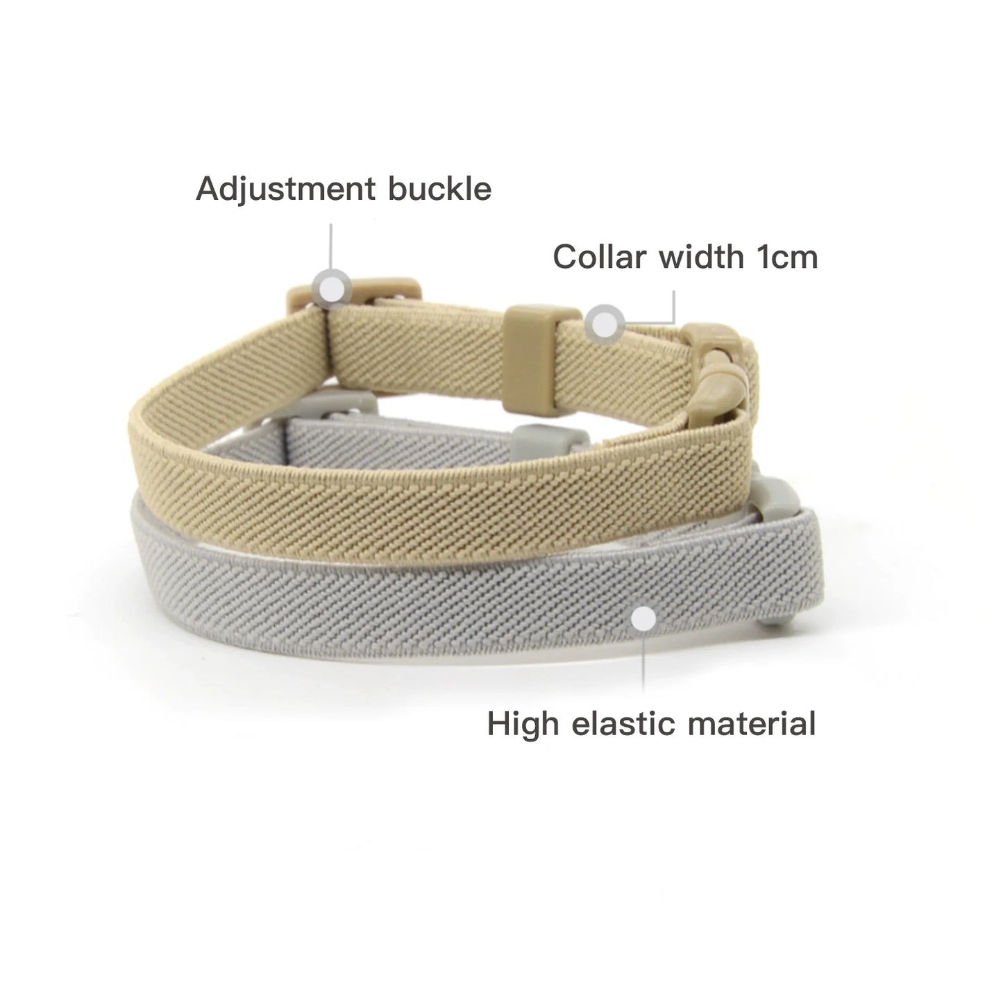Fashion Safety Cat Collar Stretch Elastic Collars - Light Weight for Kitten, Neck for All Small Large Cat,Puppy Pet Accessories
