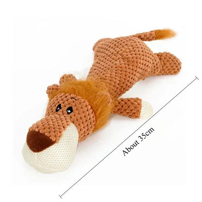 Pet Dog Toys for Large Dogs Cute Plush Squeak Stuffed Toys Fleece Durable Chewing Cute Soft Toys Pet Molar Toys Dogs Accessories